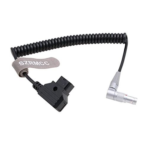 SZRMCC Power Cable D-Tap до CaM 7 Pin Машки ротирачки десен агол за Arri Cforce RF мотор HI-5 RIA-1 адаптер за радио интерфејс