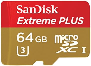 Sandisk Extreme ПЛУС 64gb microSDXC UHS-I/U3 Картичка Со Адаптер