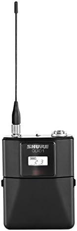 Безжичен систем Shure QLXD14 со кабел за инструменти Bodypack и WA305 за гитара/бас