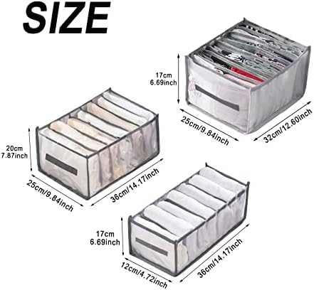 DBYLXMN кутија фиоки за стакнување торбички решетки за складирање облека за складирање кутија панталони домашен текстил за складирање