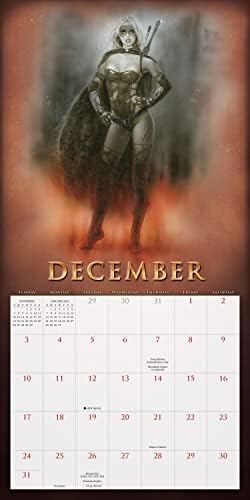 Фантастичната Уметност На Ѕидниот Календар Ројо 2023, 16-Месечниот Календар На Фантазијата, 12 х 12