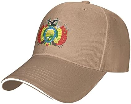 Ескудо де Боливија Спортска капа капа за мажи црна боја