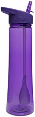 Refresh2Go елегантно филтрирано шише со вода, 2-пакувања, виолетова