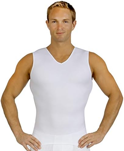 Инста тенок машка компресија без ракави со ракави на вратот- маичка за тенок тенок