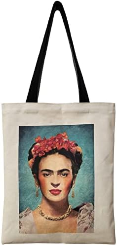 Познати мексикански уметници платно торба, патничка торба, памучна кеса за купување на памук, торба за тота, торба за плажа, торба за патувања,