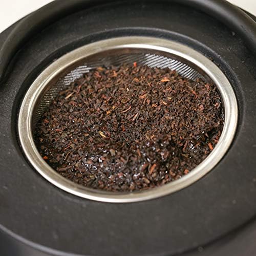 Фрилинг тава леано железо чајник со инфузер од не'рѓосувачки челик, 17 унца, црна боја