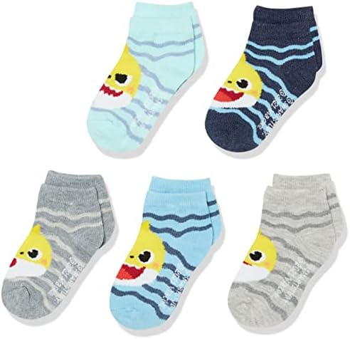 Никелодеон унисекс - Бебе Бебе Ајкула 5 Спакувајте Кратки Чорапи