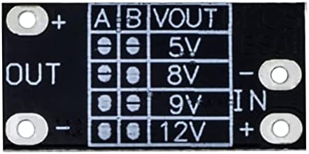 HIFASI 5PCS Мулти-функција Мини модул за зајакнување на таблата 5V/8V/9V/12V 1.5A LED индикатор DIY електронски напонски модул