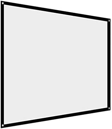 Проекција на LHLLHL 60-100 инчи преносно преклопно преклопување на белиот проектор за проекција на завеси Екран 4: 3