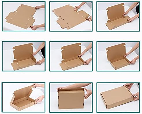 Кутии За Испорака На bluelans Кафеава Брановидна Картонска Кутија За Пакување Поштенско Објавување, Картонски Поштенски Кутии,Кутии