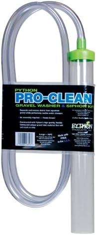 Python Pro-Clean Grewle Wisher и Siphon комплет за аквариум, голем