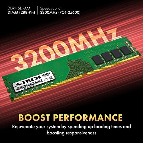 A - Tech 128GB DDR4 3200 MHz UDIMM PC4-25600 CL22 DIMM 2rx8 Не-ECC ДЕСКТОП RAM Мемориски Модули