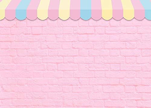 8x6ft ткаенина розова тула wallид сладолед за сладолед фотографија позадина принцеза девојка деца девојче роденденска забава позадини