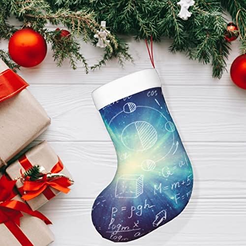 Аугенски Божиќни чорапи Формули за математички физика Двострана камин што виси чорапи
