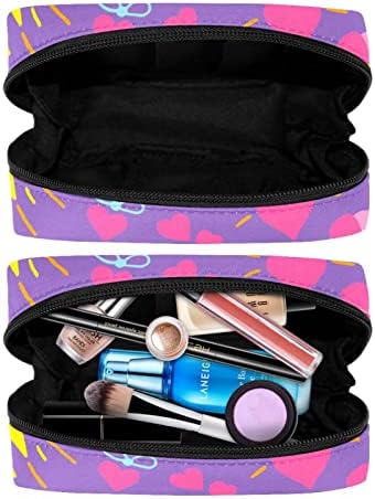 Чанта за шминка униси, Торба За Козметика Принцеза Виолетова Пренослива Торба За Патнички Воз Организатор На Куќишта За Додатоци Случај За Жени