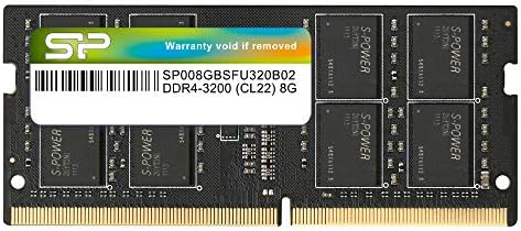 Силиконска Моќност DDR4 8GB 3200MHz CL22 SODIMM 260-Пински 1.2 V Игри ЛАПТОП RAM МЕМОРИЈА Компјутерска Меморија