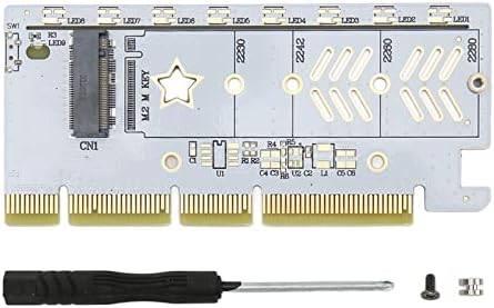 M.2 PCIE картичка за адаптер, PCI Express 4.0 Plug и Play 64Gbps PCIE на NVME адаптер картичка за 2260 2280