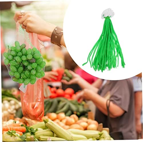 Valiclud 100 парчиња овошје и зеленчук торба за мрежи произведуваат свеж зеленчук овошен кеса торбички торби за зеленчук нето торба
