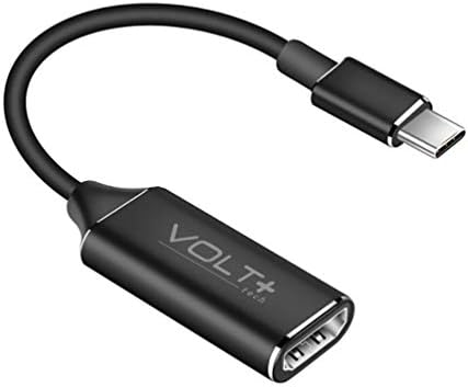 Работи од Volt Plus Tech HDMI 4K USB-C комплет компатибилен со Jabra Evolve2 65 Професионален адаптер со дигитален целосен 2160P, 60Hz
