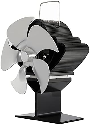 XFADR SRLIWHITE 5-Вентилатор За Шпорет На Топлина За Горилник На Дрва Тивок Вентилатор Грејач Ефикасна Дистрибуција На Топлина