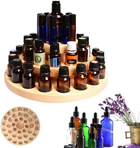 N/A 3 слоеви кутија за складирање на есенцијално масло од дрвена кутија ароматерапија масла организатор