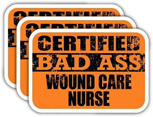 Сертифицирани налепници на медицинска сестра за нега на лоша газ | Кул смешна окупација Идеја за подарок за кариера за работа | 3м
