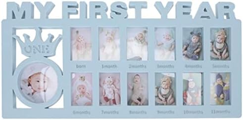 ZCMEB 1PC новороденче рамка за слики од прва година од 12 месеци