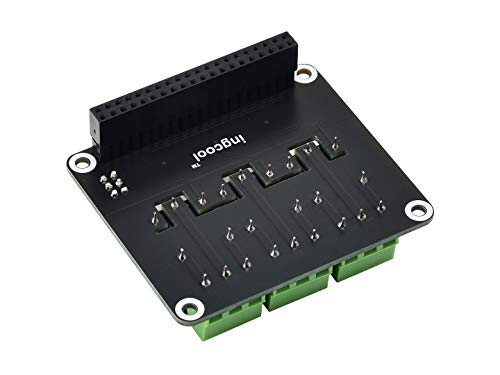 IngCool компатибилен со малина PI Expansion Board Power Module Комплети за Raspberry PI 4B/3B+/3B/2B/A+/B+5A 250V AC/5A 30V DV