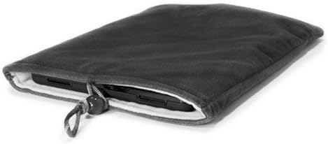 Case Boxwave Case for E Fun Dextbook Flexx 10 - Velvet торбичка, мека велурска ткаенина торба ракав со влечење за E Funtion NextBook Flexx 10