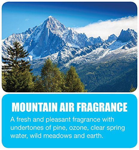 Дезодоранс на органски гел од Big D 115, Мирис на планински воздух - трае до 30 дена - освежувач на воздухот идеален за нега на пациенти, тоалети, канцеларии, услуга за хра?