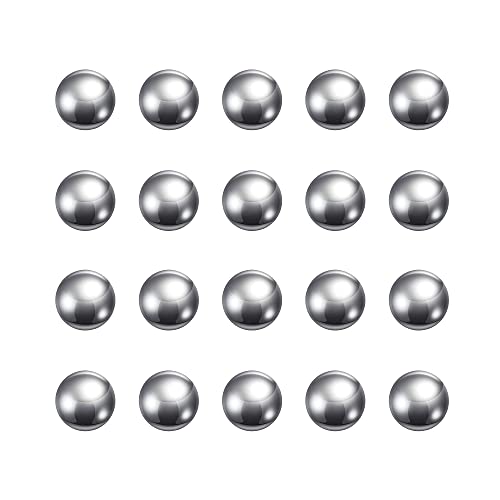 UXCELL 200PCS 1/4 316L топки со лежишта од не'рѓосувачки челик G100 прецизност