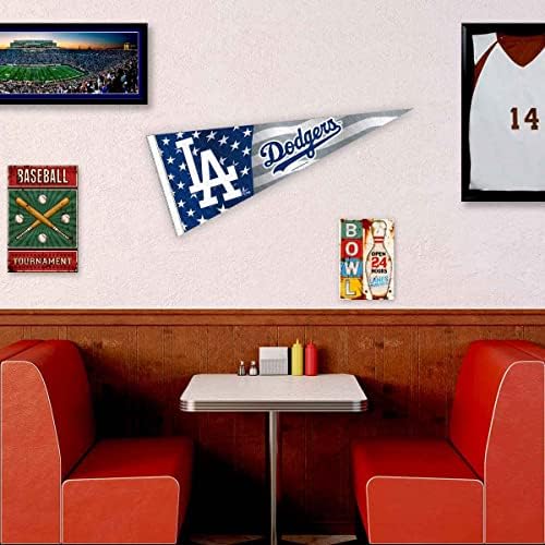 Dodgers Nation USA Stars and Stripes Pennant Pennant Pennant Flag