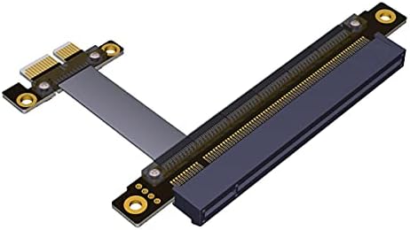 Конектори zihan 30cm 40cm 50cm 60cm PCI-E Gen3.0 1x до 16x Riser Cable PCI-Express PCI-E X16 Extender Dight Angled Angled Elbow-Дизајн
