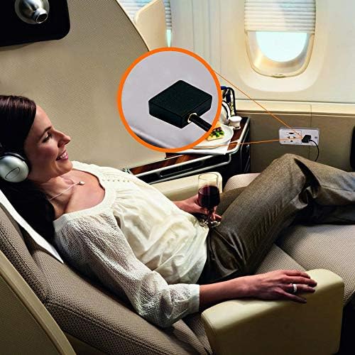Адаптери за слушалки со злато позлатени авиони | Ви овозможува да ги користите вашите слушалки со сите системи за медиуми во летот