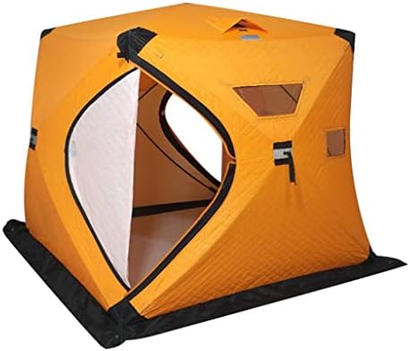ZQXMH 2-3 Person Зимски мраз Фесинг шатор задебелен памук топол памук шатор голем простор на отворено кампување туристички автоматски шатор
