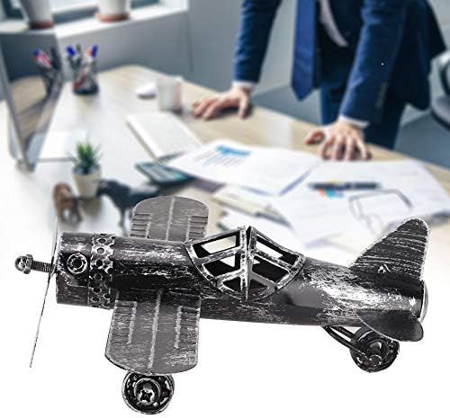 Модел на авион, модел на железо авиони уникатен рачно изработен за домашна канцеларија, бар, кафе, украс за продавници за подарок