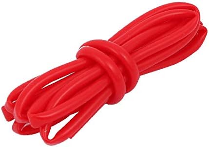 X-gree 4mm x 6mm dia hige temp отпорна на силиконска цевка црево гумена цевка црвена 2м долга (4 mm x 6 mm de diámetro, tubo de silicona resistente a altas temperaturas, tubo de goma, rojo, 2 m de largo