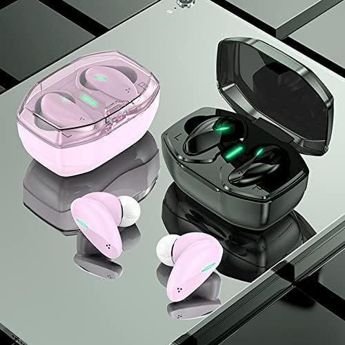 Слушалки за Bluetooth, безжични ушни уши, Bluetooth 5.2 Sport Earbuds со RGB Light & безжично куќиште за полнење, слушалки за уши и во уво