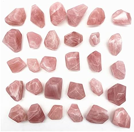 ZYM116 1pc Природно розово кристално розово кварц Кварц Кристал Палм испрскани неправилни примероци за лекување на камен природни камења