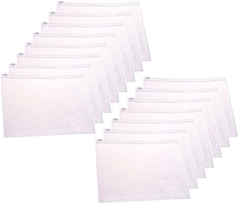 15 компјутери чиста боја магла А5 со големина на хартија со големина на хартија, патент торбичка за молив, торбичка торба за торбичка 9,8