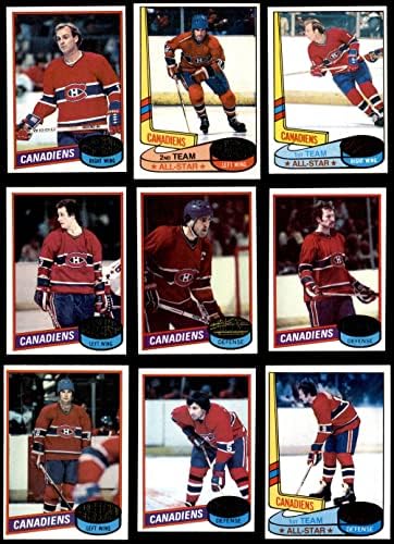 1980-81 Топс Монтреал Канадиенски тим го постави Монтреал Канадиенс екс/МТ+ Канадиенс