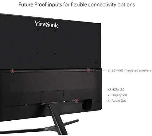ViewSonic VX3211-4K - MHD 32 Инчен 4K UHD Монитор со 99% Srgb Боја Покриеност HDR10 FreeSync HDMI И DisplayPort