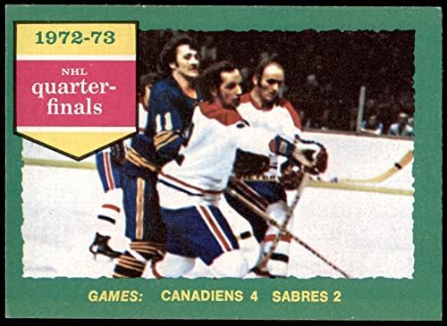 1973 година Топс 191 NHL четвртина финале А Канадиенс/Саберс екс/планински канади/сабјари