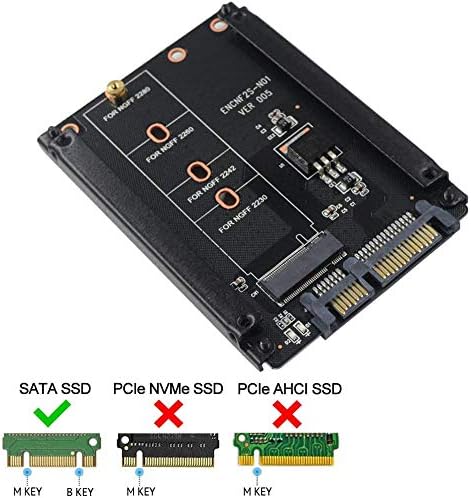 GODSHARK M. 2 NGFF SSD до 2.5 sata III ssd Дискови, Конектор Конвертор Експанзија Картичка ЗА SATA III, Поддржува M. 2 NGFF SATA