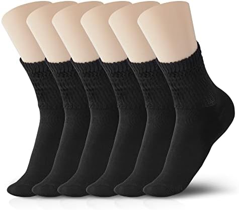 Лин дијабетичар и циркулатор чорапи жени мажи, необврзувачки чорап 9-11 10-13 13-15 едем невропатија лимфедем, 6 пара