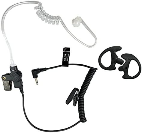 MaximalPower RHF 617-1N 3,5мм приемник/слушајте само слушалки за набудување на слушалките со јасен акустичен калем + црн Ермолд/вметнете,