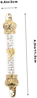 Didiseaon Библијата круна за движење подароци за автомобили украси за украси за автомобили модерна мезуза религиозна мезуза религиозна декора за домашна врата мезуза