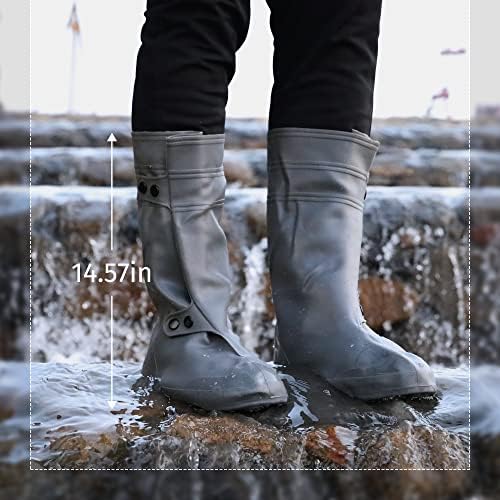 Водоотпорен чевли за чевли на iCreek, еднократно да се употреби дождовни чевли за чевли на отворено, кои не се лизгаат еластични