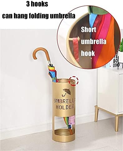 Fizdi чадор стојат светло со 3 куки за складирање на долги и кратки чадори, компактна корпа за чадори