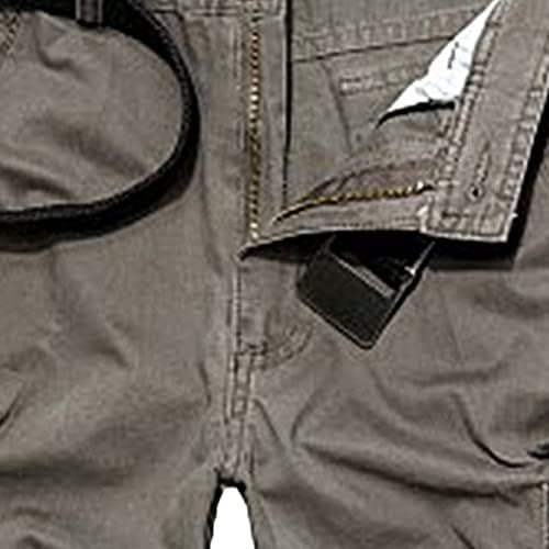Машки Лесни Обични Товарни Шорцеви Џебови Со Патент На Отворено Кратки Панталони Памук Воена Армија Краток Без Појас